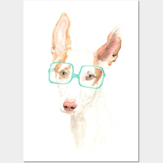 MJ Ibizan Hound Wall Art by mjillustrates